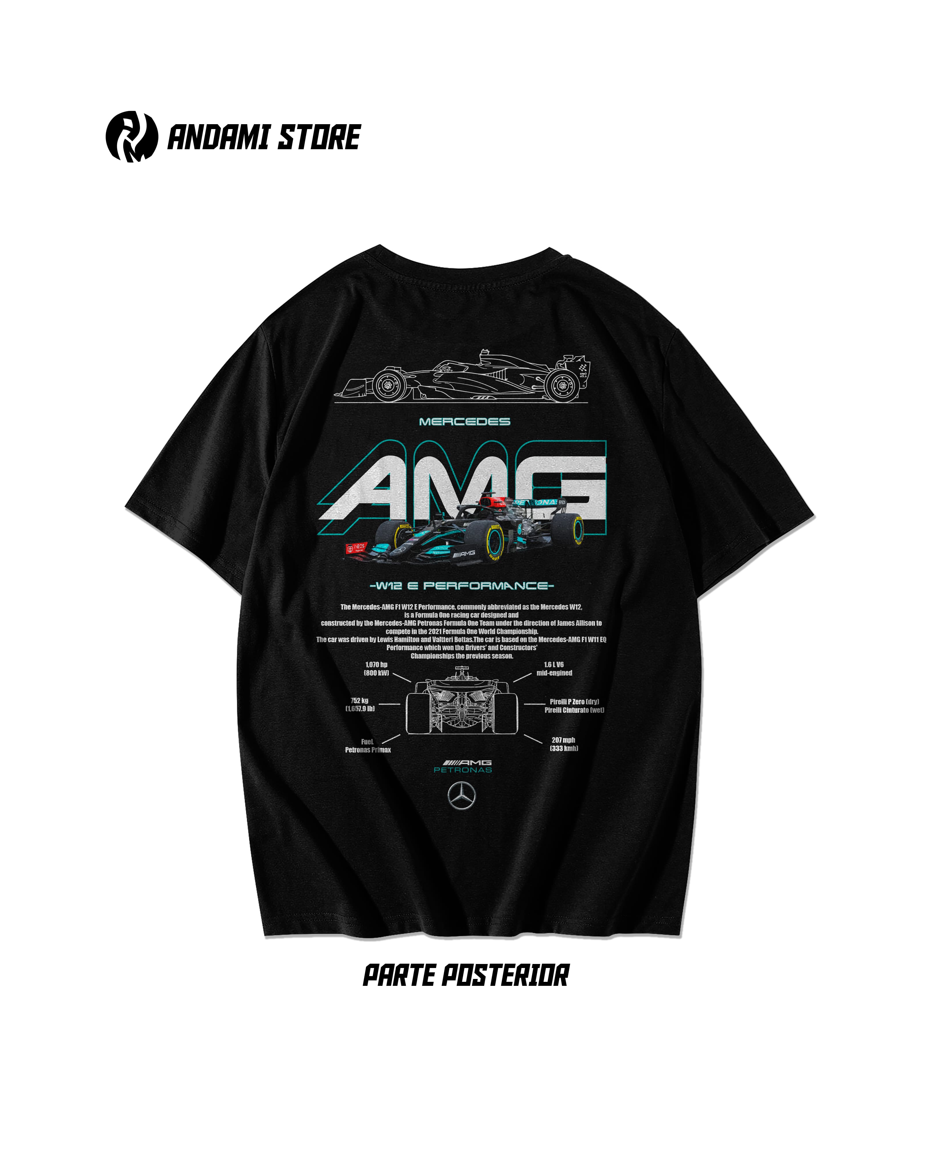 Mercedes AMG w12-E - Camiseta