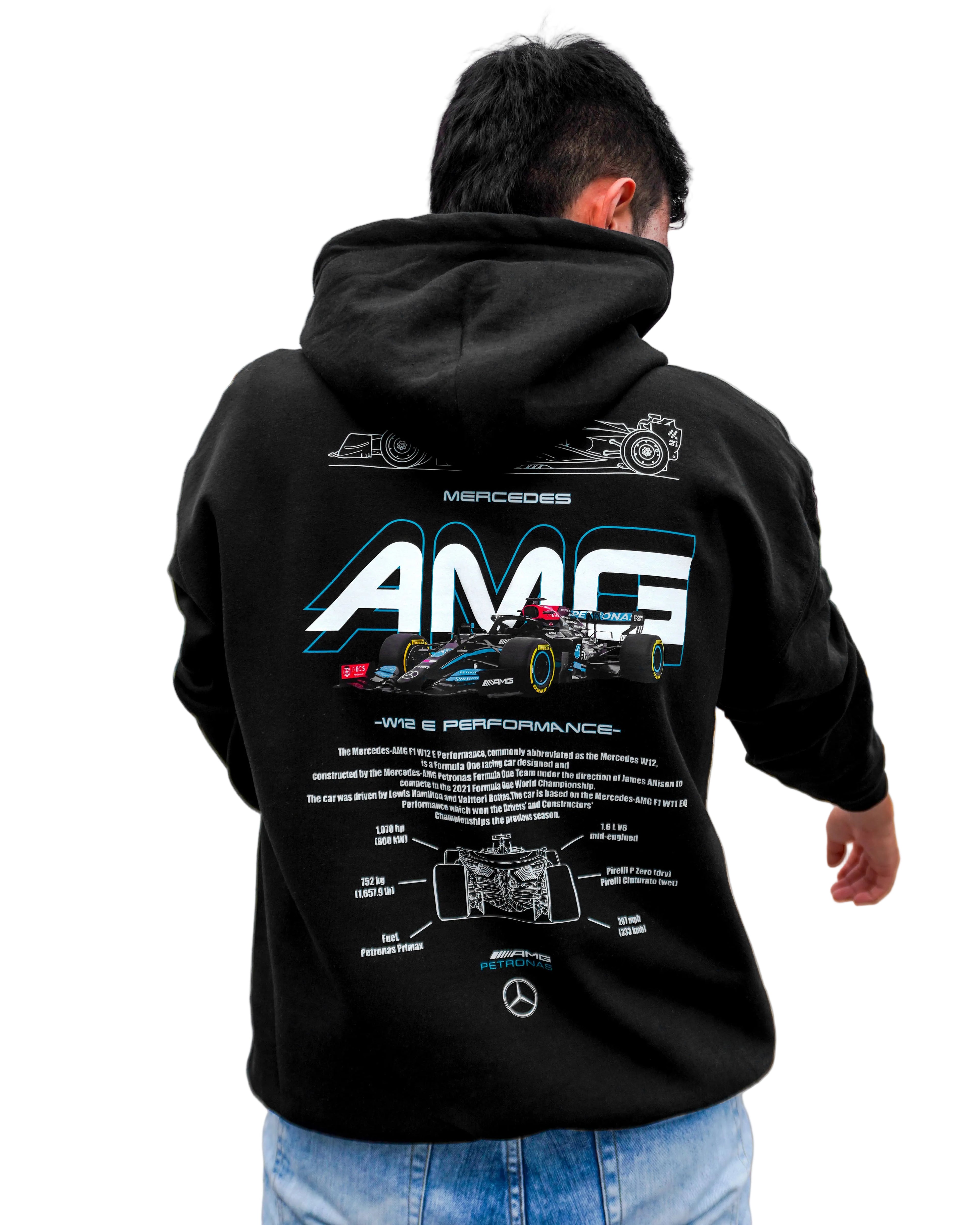 Mercedes AMG w12-e - Hoodie