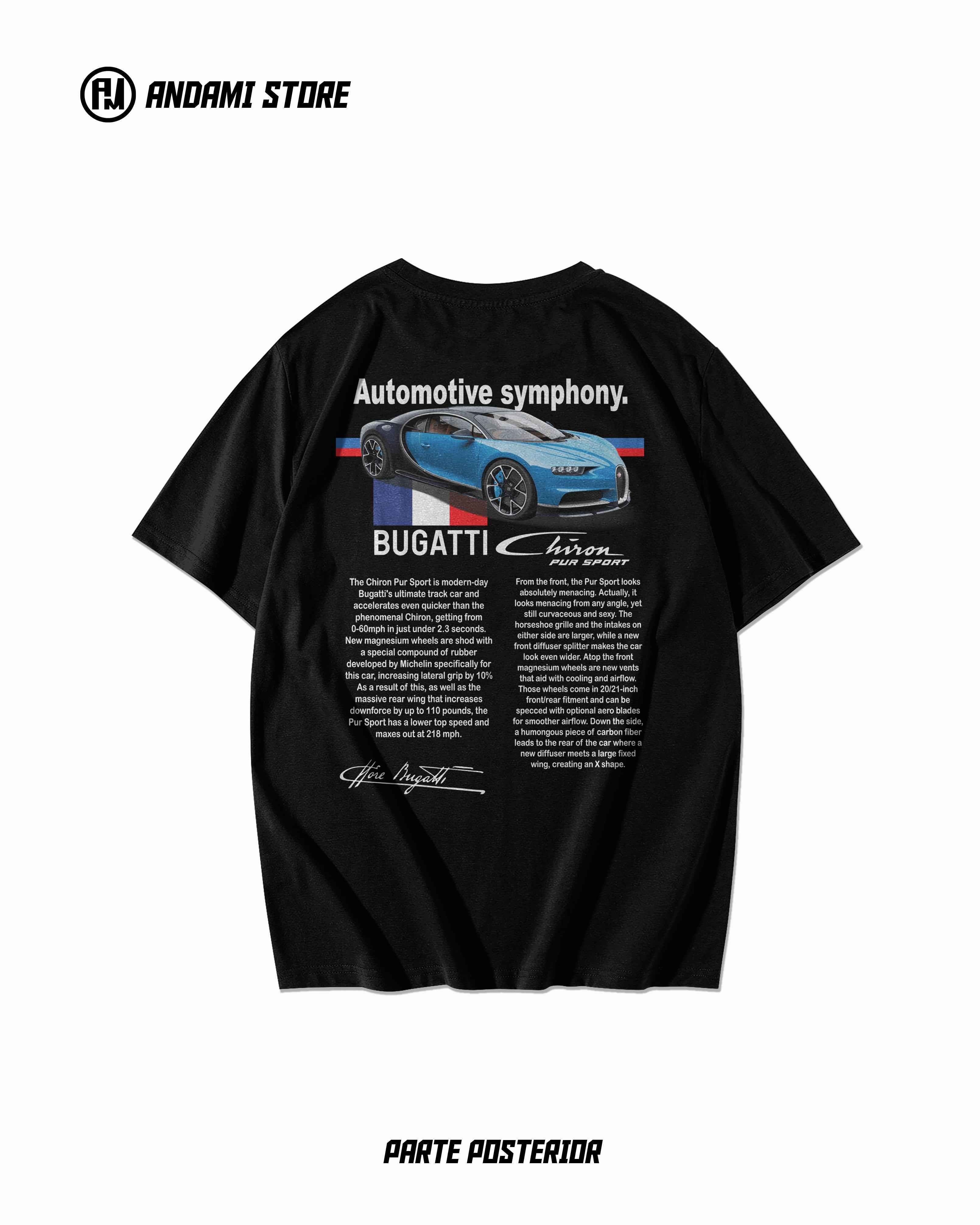 Bugatti Chiron pur - Camiseta