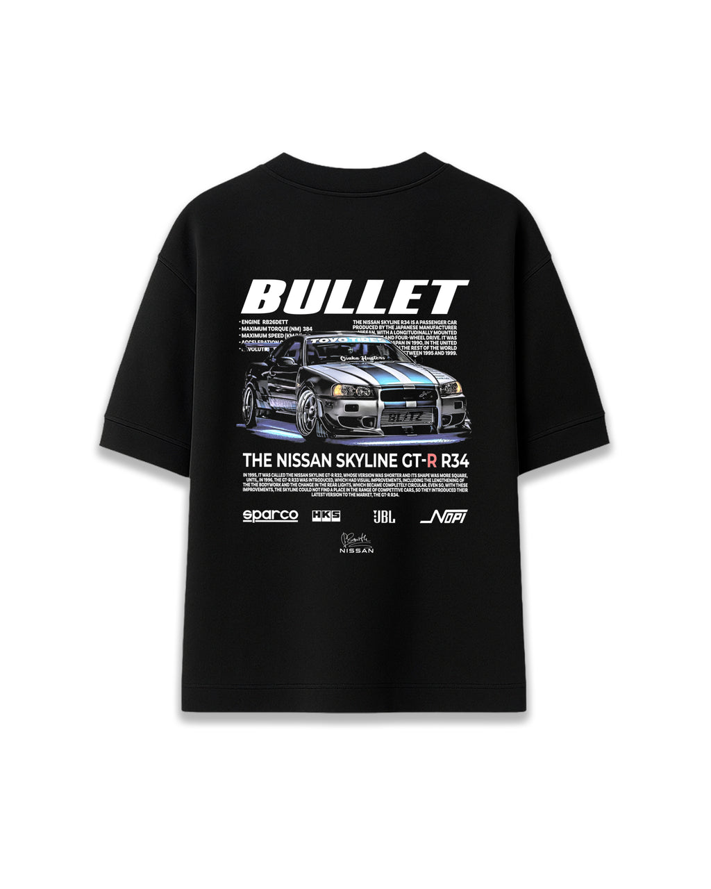 BULLET SKYLINE - Camiseta