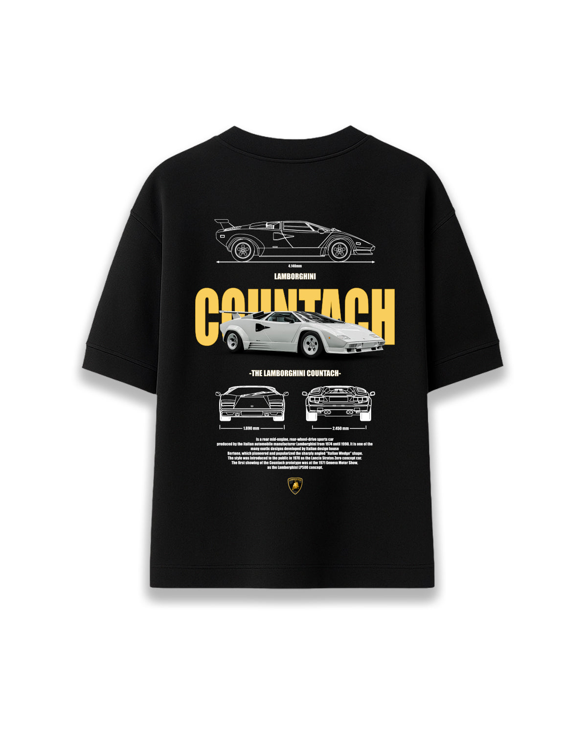 Lamborghini countach - Camiseta