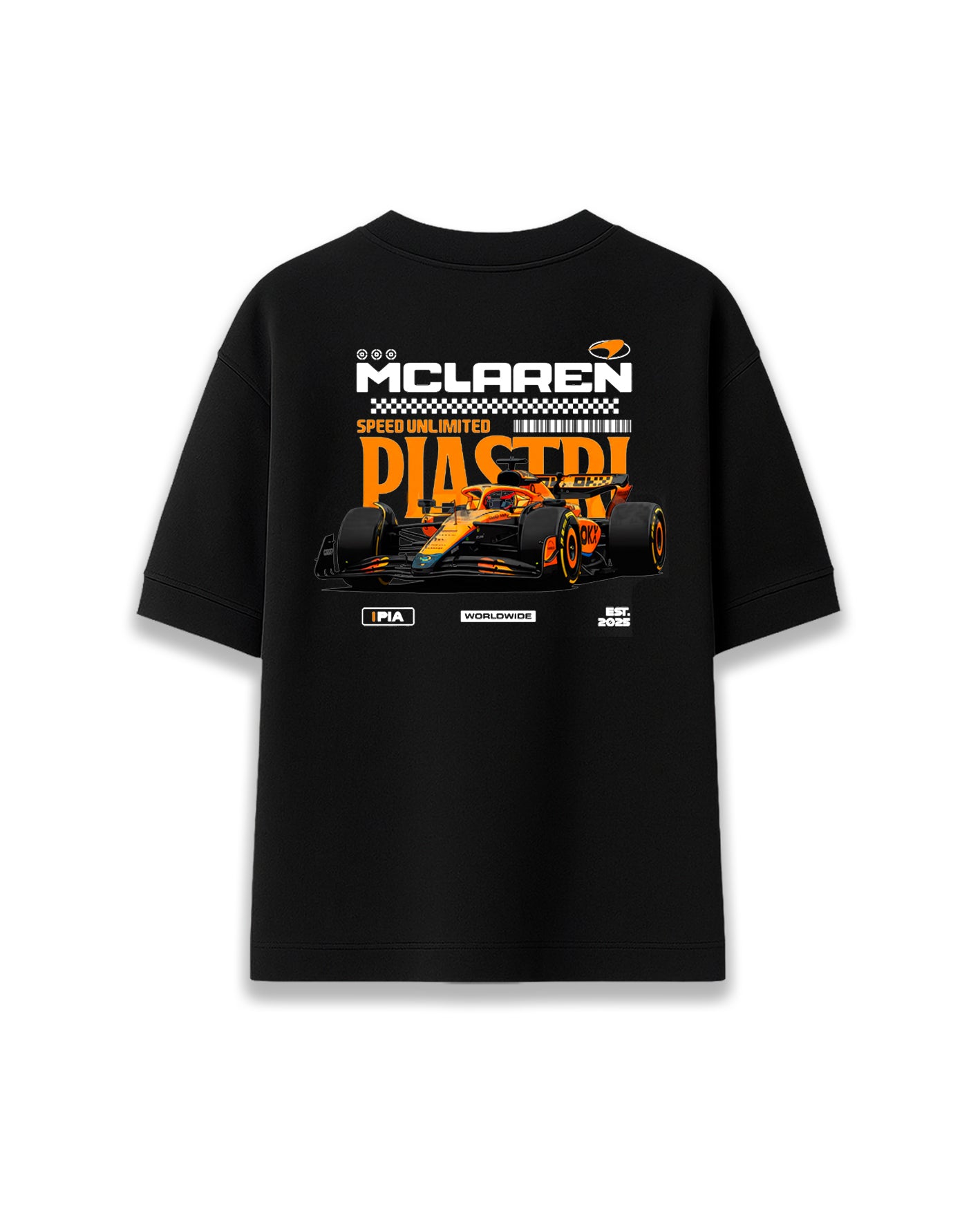 Camiseta Formula 1 MCL Piastri – Algodón Premium Streetwear