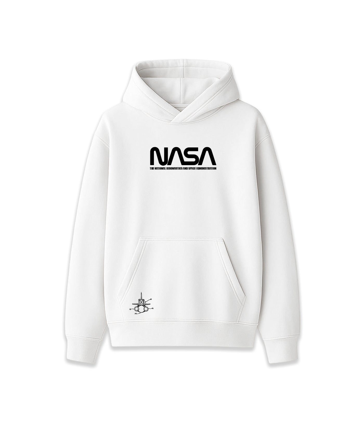 Hoodie NASA STS-1 buzo NASA estampado espacial