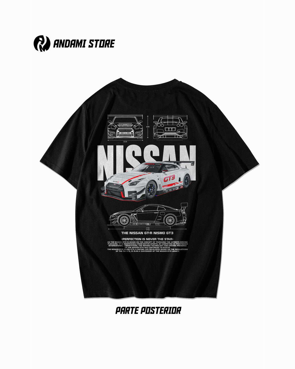 Nissan GT-R GT3 - Camiseta