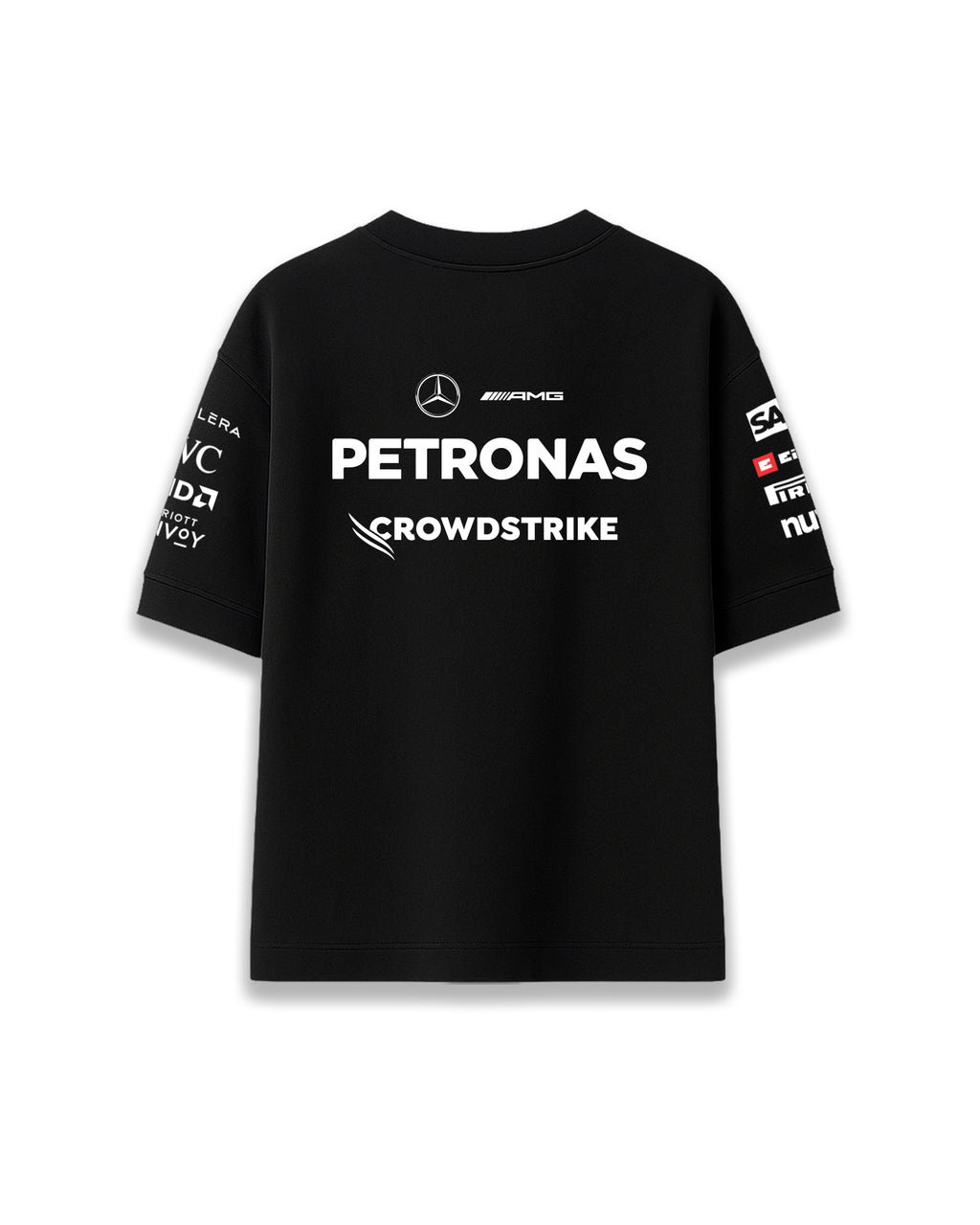 Camiseta Formula 1 Mercedes AMG Petronas estampado premium
