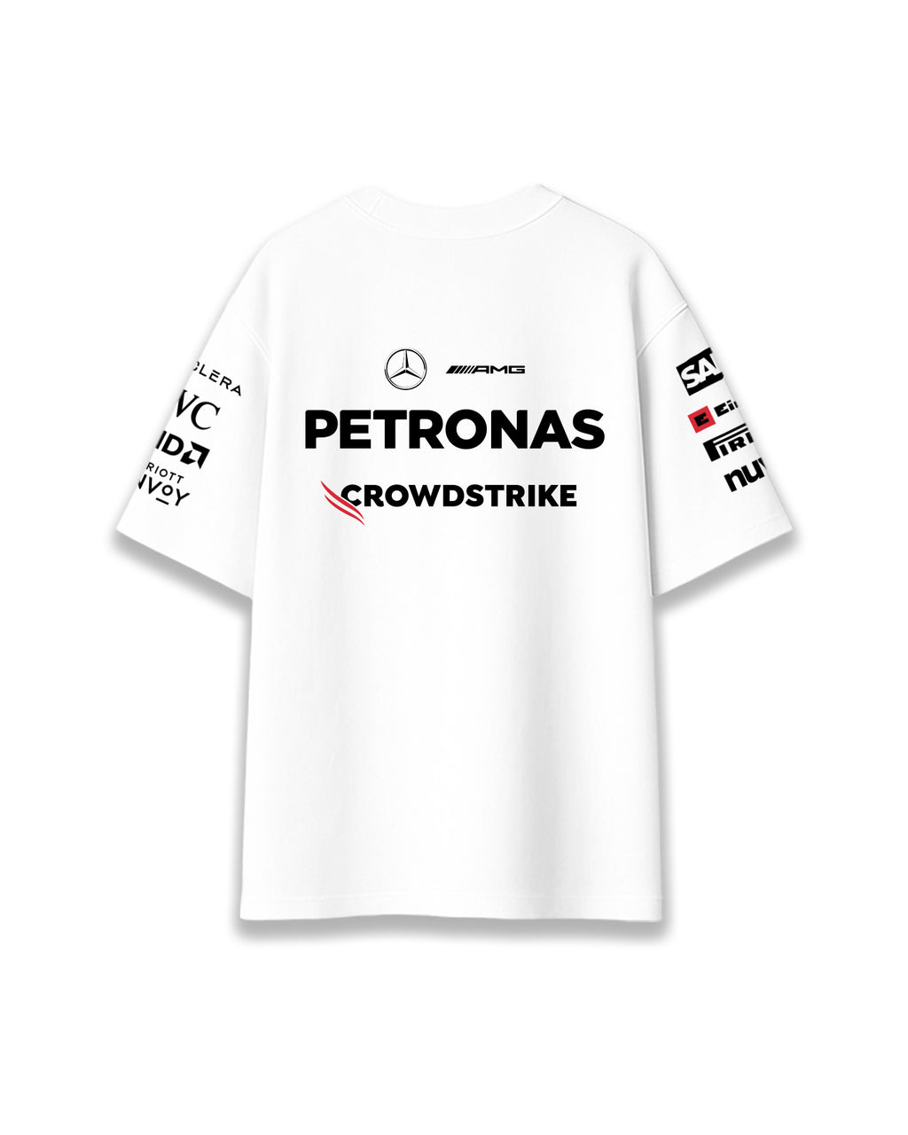 Camiseta Formula 1 Mercedes AMG Petronas estampado premium
