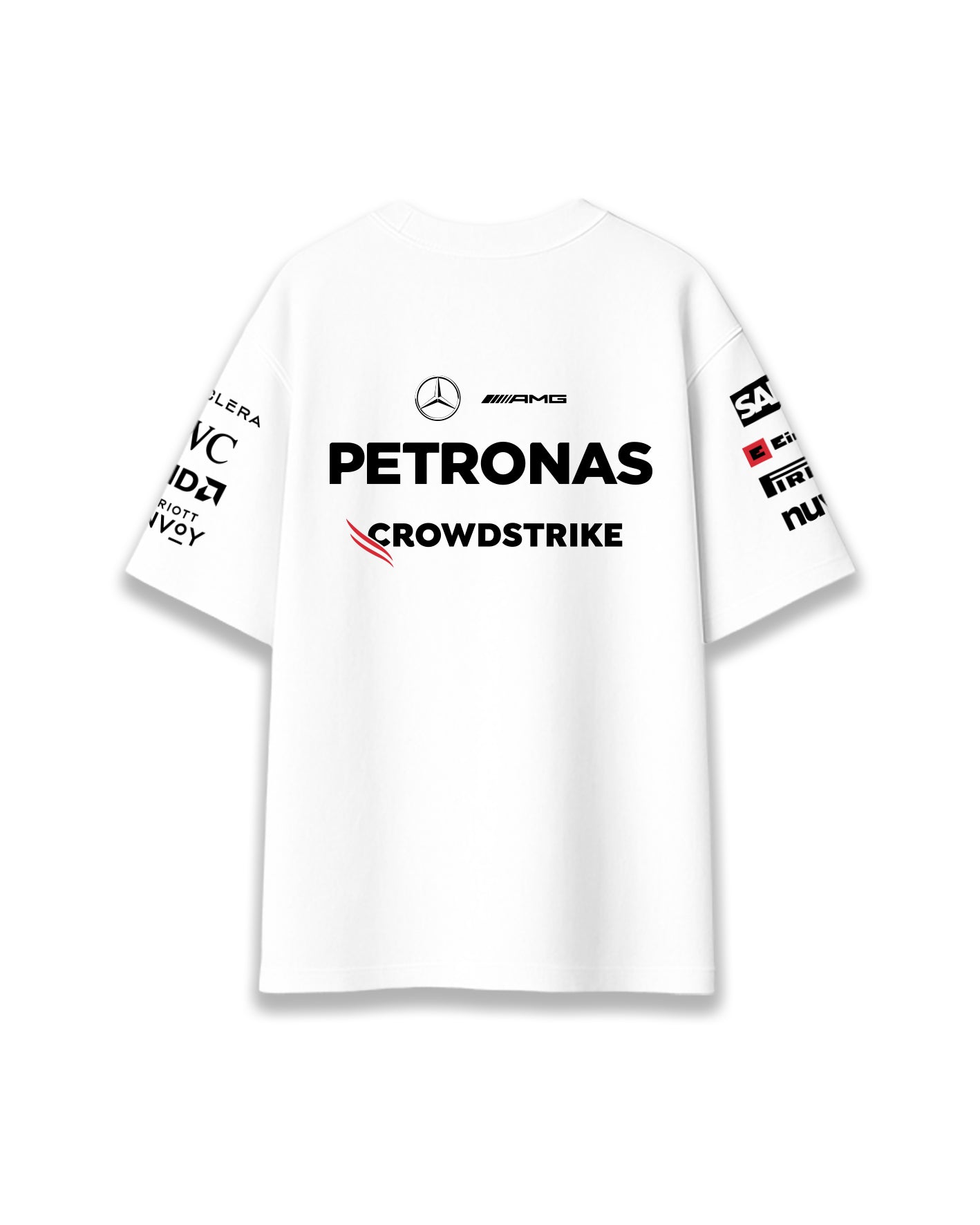 Camiseta Formula 1 Mercedes AMG Petronas estampado premium
