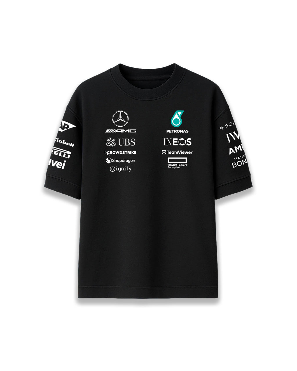 Camiseta Mercedes AMG Petronas F1 algodón peinado 250gr
