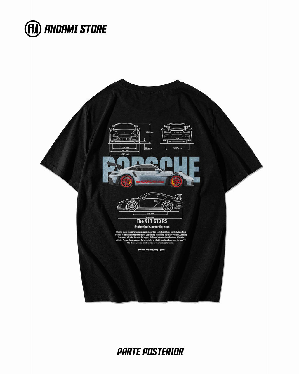 Porsche GT3 RS extended - Camiseta