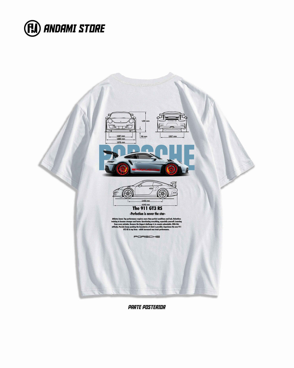 Porsche GT3 RS extended - Camiseta
