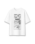 Camiseta Snoopy history unisex blanco